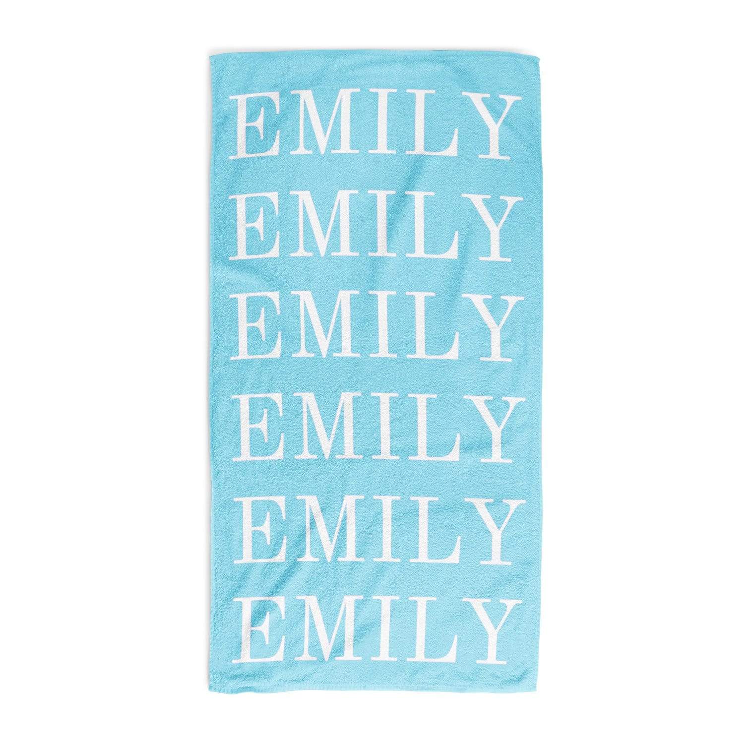 Repeating Name Personalised Towel